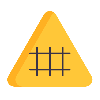 Railroad Crossing, Animated Icon, Flat