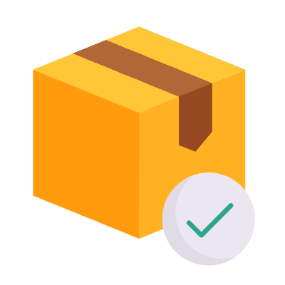 Box Check, Animated Icon, Flat
