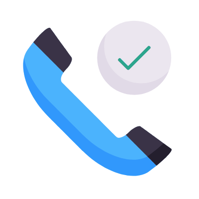 Phone Check, Animated Icon, Flat