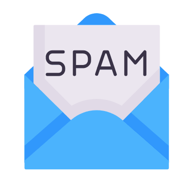 Mail Open Spam, Animated Icon, Flat