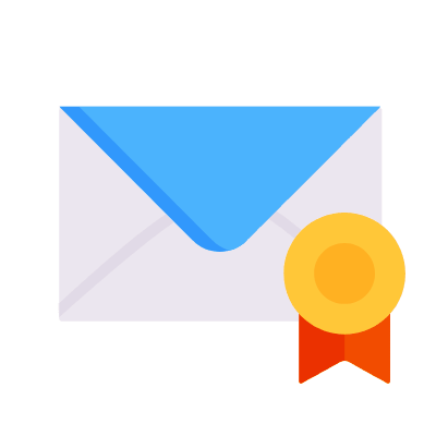 Mail Badge, Animated Icon, Flat