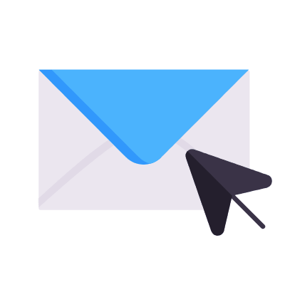 Mail Online, Animated Icon, Flat