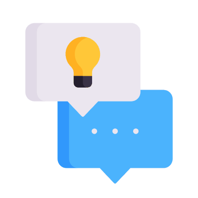 Messages Bulb, Animated Icon, Flat