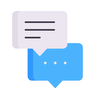 Messages Dots, Animated Icon, Flat