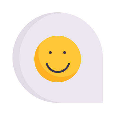 Chat Emoji, Animated Icon, Flat
