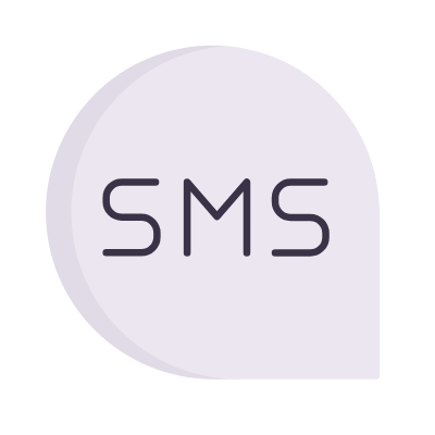 Chat SMS, Animated Icon, Flat