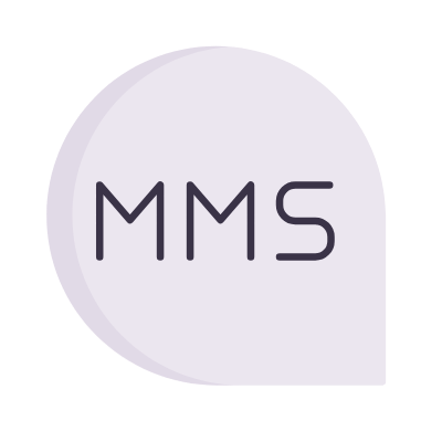 Chat MMS, Animated Icon, Flat