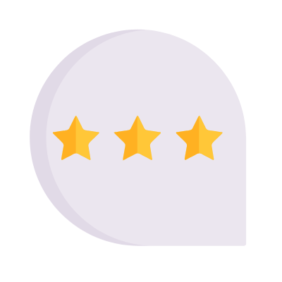 Chat Stars, Animated Icon, Flat