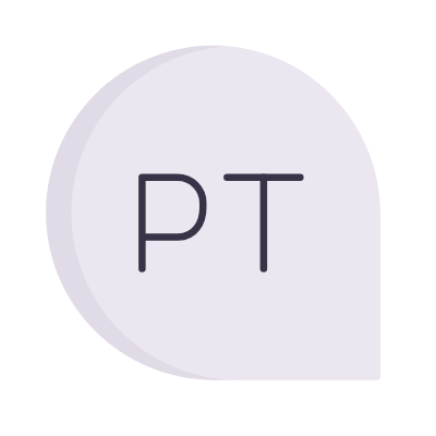Chat Portuguese, Animated Icon, Flat
