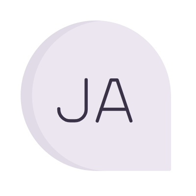 Chat Japanese, Animated Icon, Flat