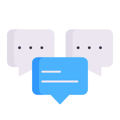 Messages Multi, Animated Icon, Flat