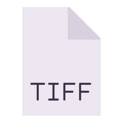 File TIFF, Animated Icon, Flat