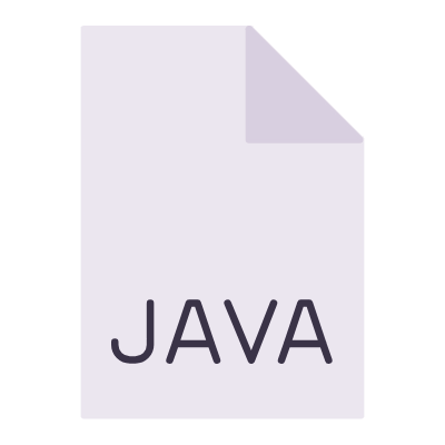 File JAVA, Animated Icon, Flat