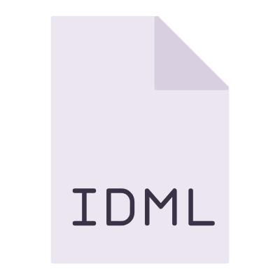 File IDML, Animated Icon, Flat