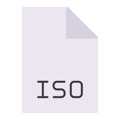 File ISO, Animated Icon, Flat