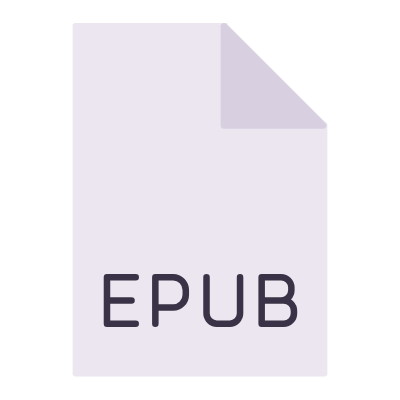 File EPUB, Animated Icon, Flat