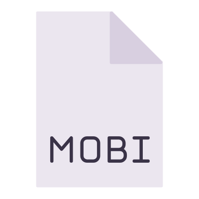 File MOBI, Animated Icon, Flat