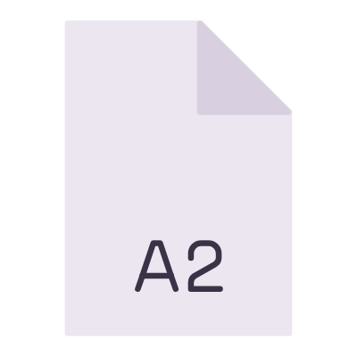 File A2, Animated Icon, Flat