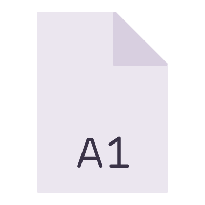 File A1, Animated Icon, Flat