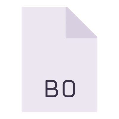 File B0, Animated Icon, Flat