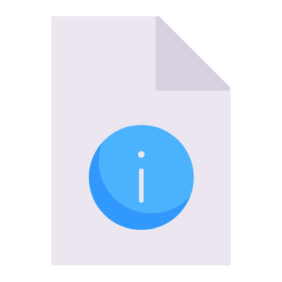 File Info, Animated Icon, Flat