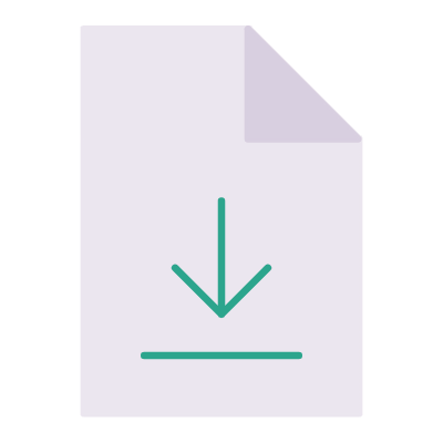 File Download Alt, Animated Icon, Flat