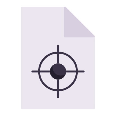File Printing Test, Animated Icon, Flat