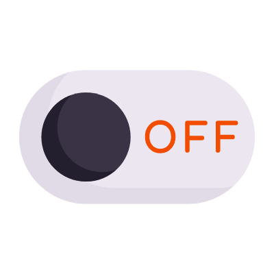 Toggle On Off, Animated Icon, Flat