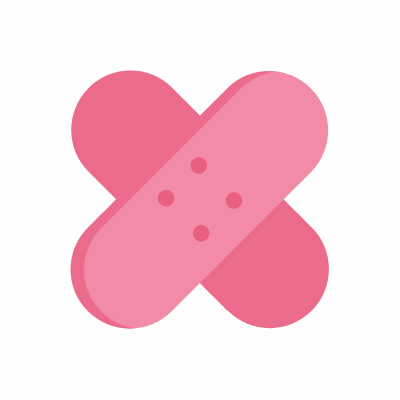 Plasters, Animated Icon, Flat