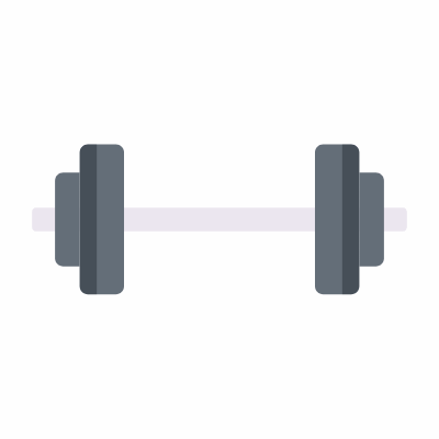 Gym, Animated Icon, Flat