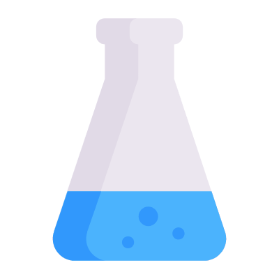 Flask, Animated Icon, Flat