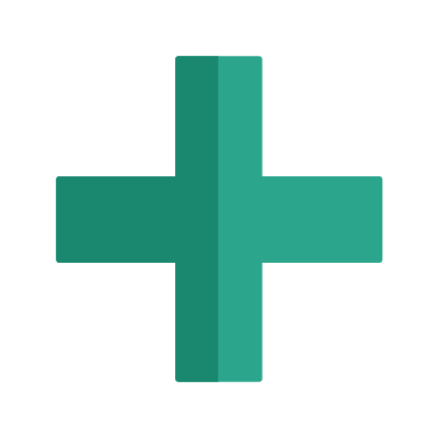 Plus, Animated Icon, Flat