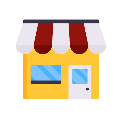 Store, Animated Icon, Flat