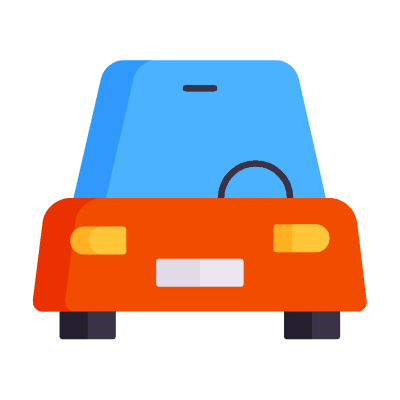Car, Animated Icon, Flat