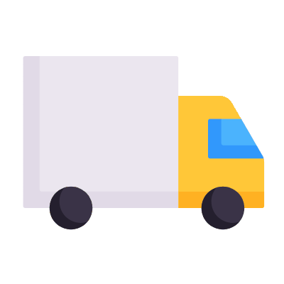 Truck, Animated Icon, Flat