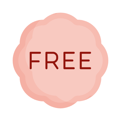 Coupon Free, Animated Icon, Flat