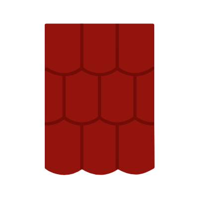 Roof, Animated Icon, Flat