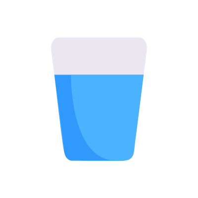 Water, Animated Icon, Flat