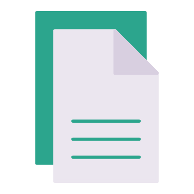 Documents, Animated Icon, Flat