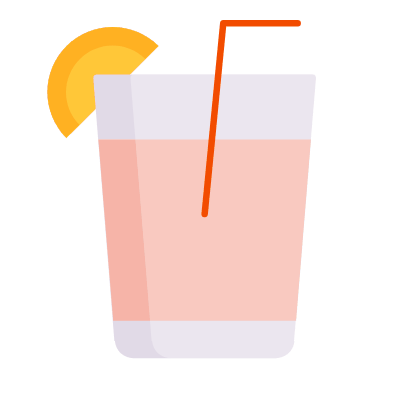 Juice, Animated Icon, Flat