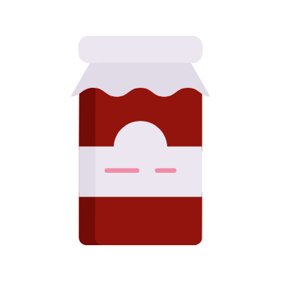 Jam, Animated Icon, Flat