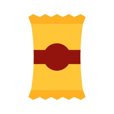 Chips, Animated Icon, Flat