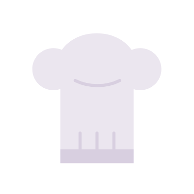 Cooking Hat, Animated Icon, Flat