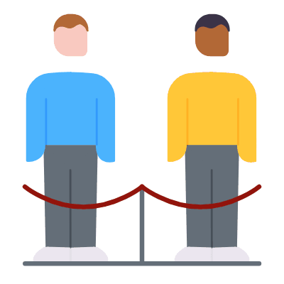 People queue, Animated Icon, Flat
