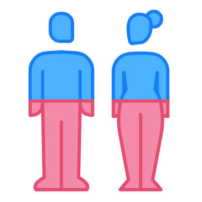 People Equality, Animated Icon, Flat