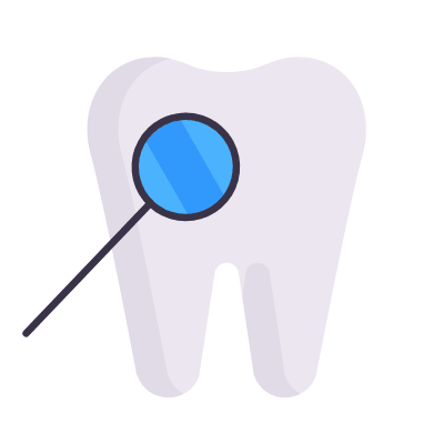 Dental Care, Animated Icon, Flat