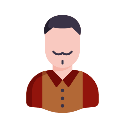 Man Dandy, Animated Icon, Flat