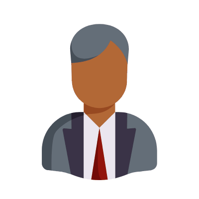Man Elegant, Animated Icon, Flat