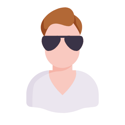Man Handsome, Animated Icon, Flat