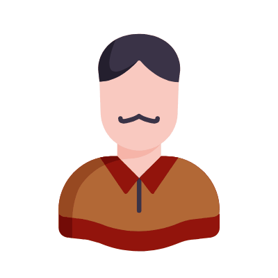 Man Cowboy, Animated Icon, Flat